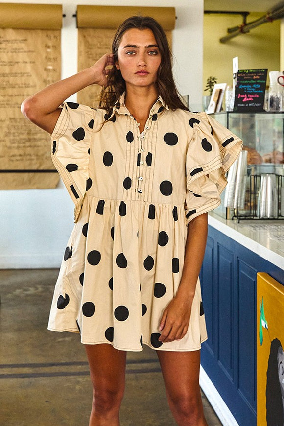 Black Polka Dot Dress