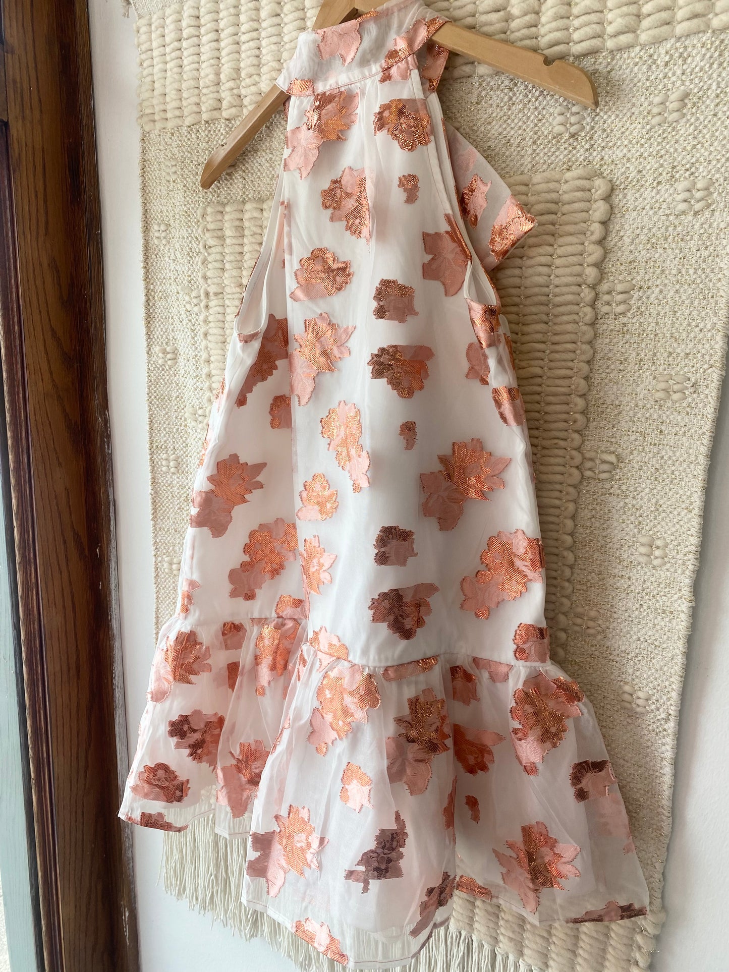 Rose Gold Flower Dress