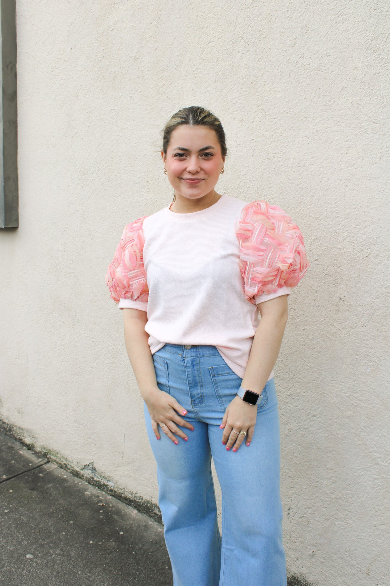 Light Pink Tulle Top