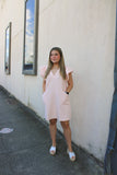 Pink Thin Stripe Dress