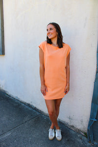 Orange Tshirt Dress