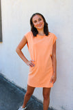 Orange Tshirt Dress