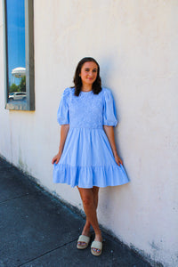 Chambray Tier Dress