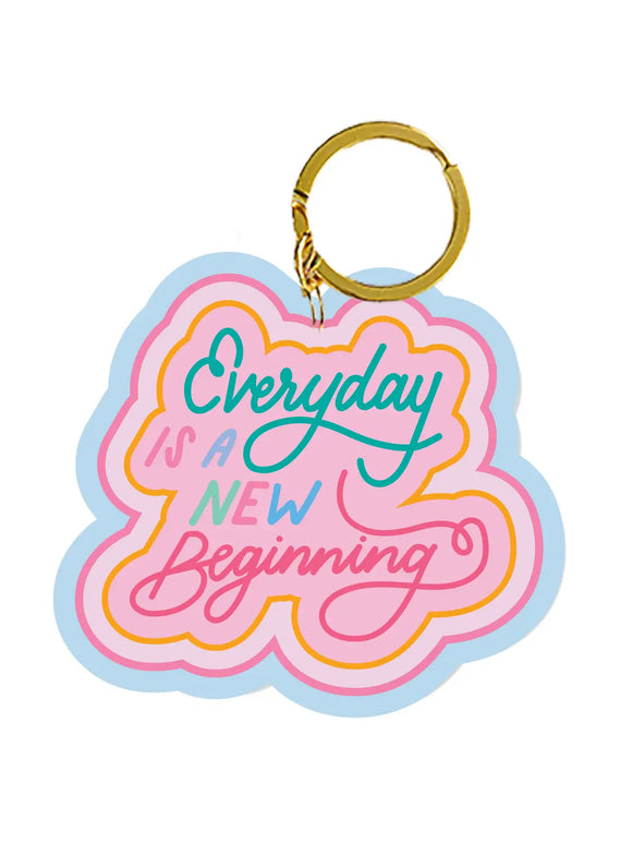 New Beginning Acrylic Keychain