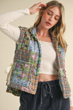 Purple Multi Patch Vest