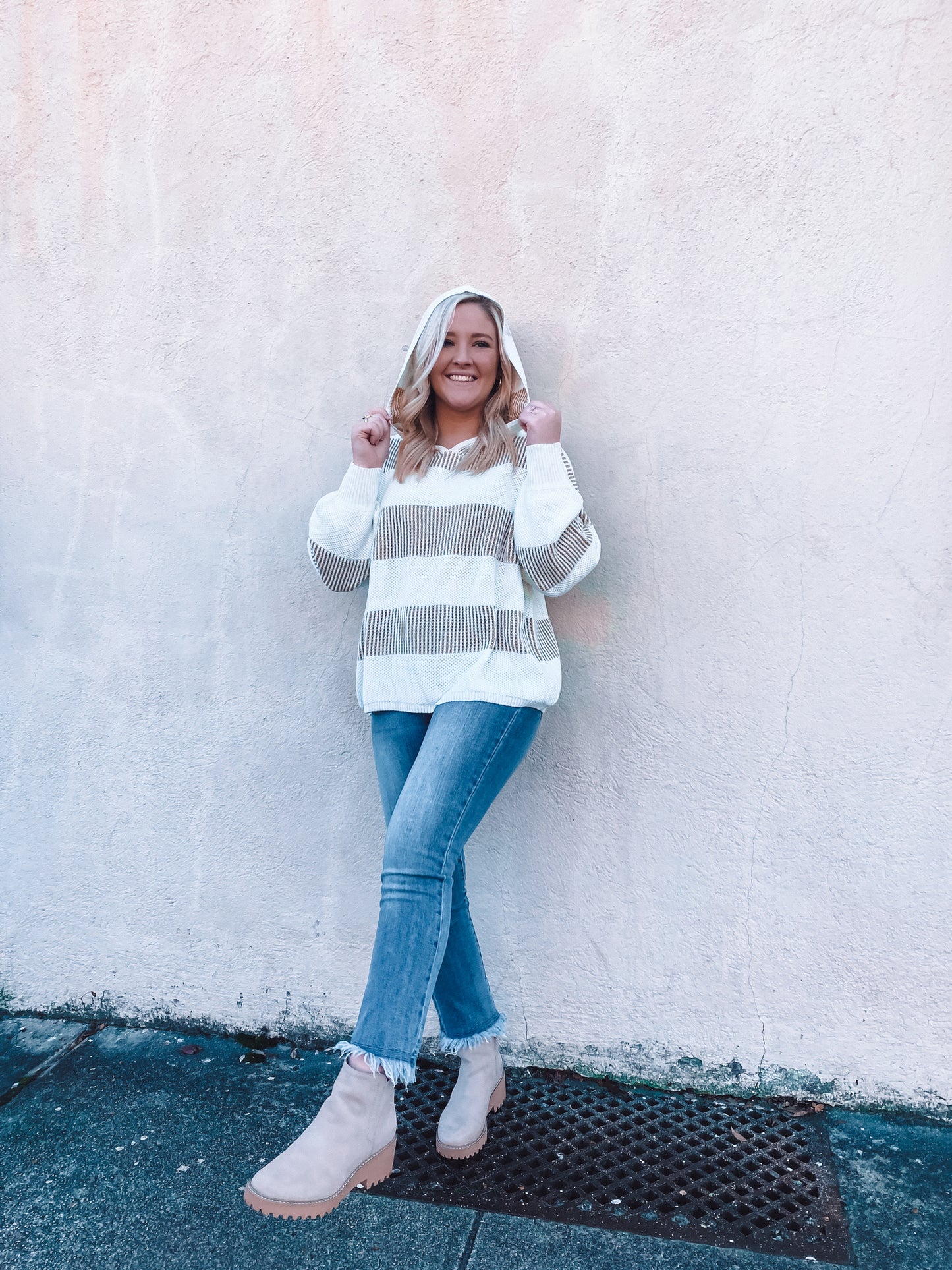 Ivory Multi Sweater