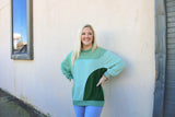 Sea Green Swirl Sweater