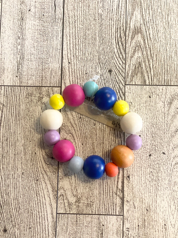 Colorful Big Bead Bracelet