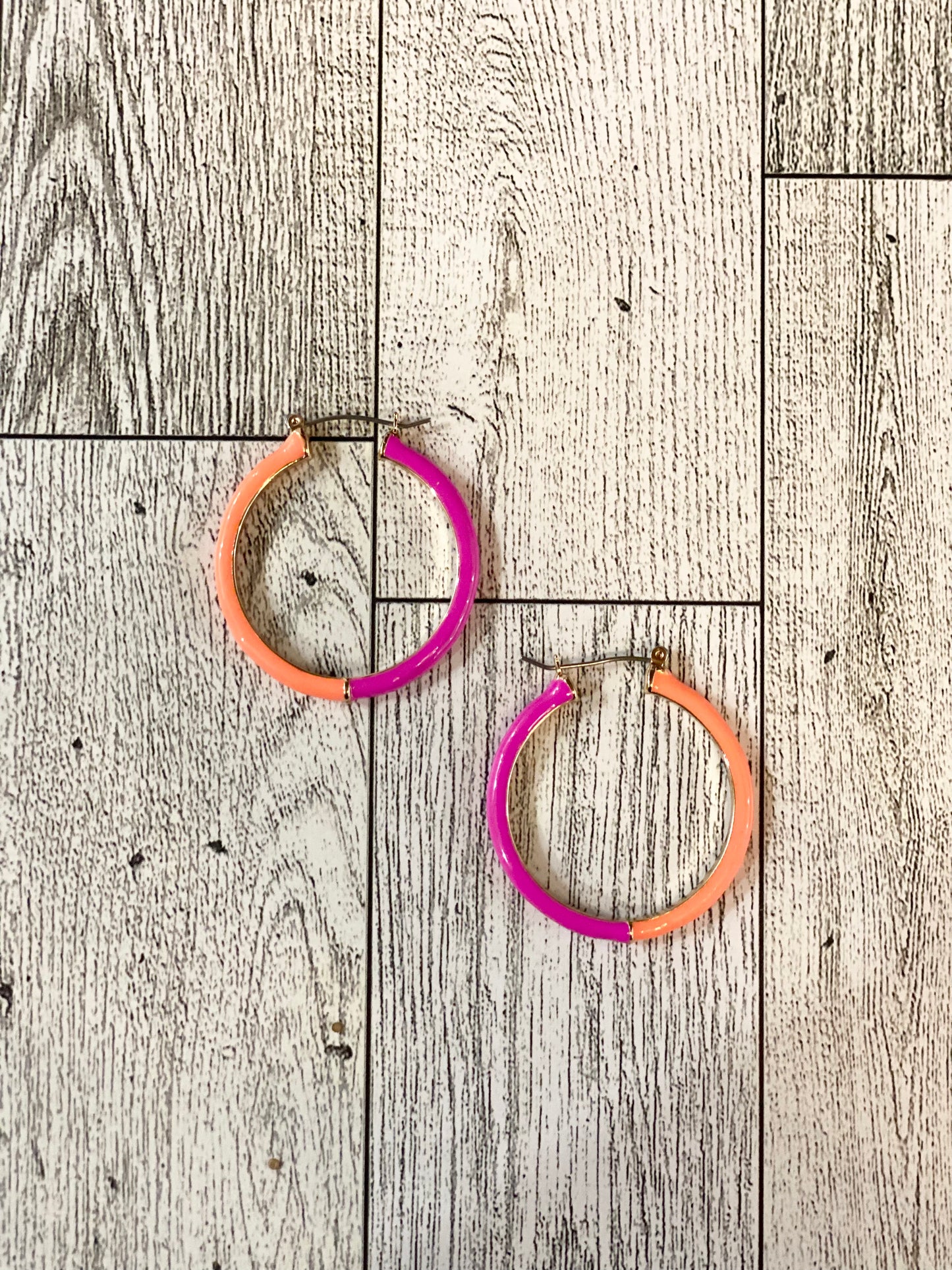 Pink & Orange Hoop