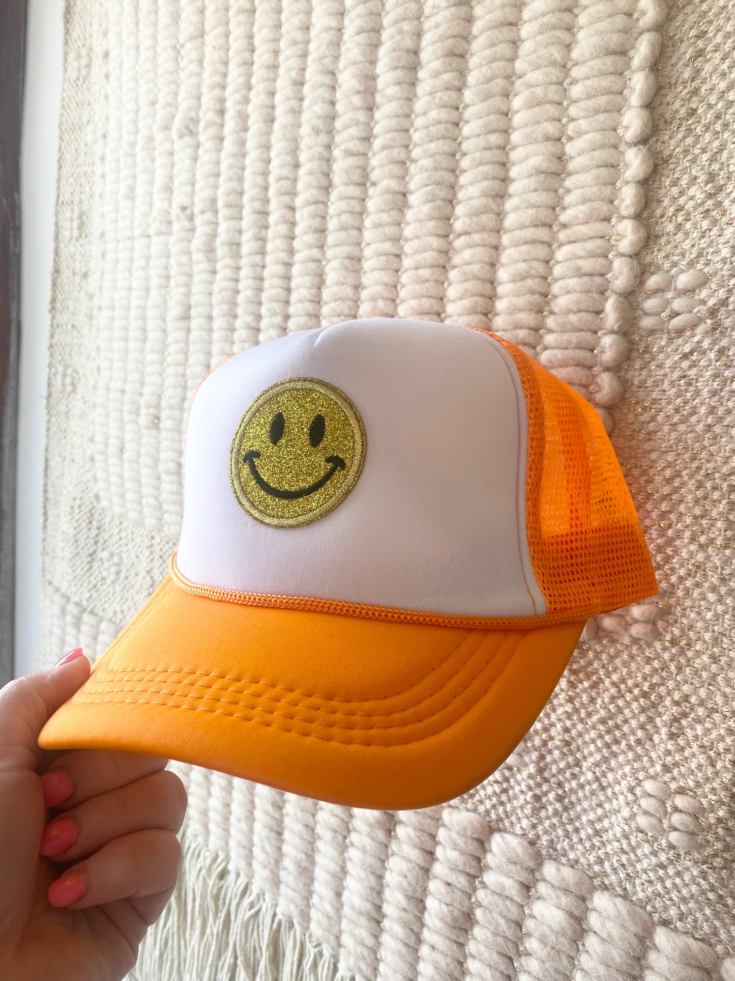 Smiley Trucker Hat