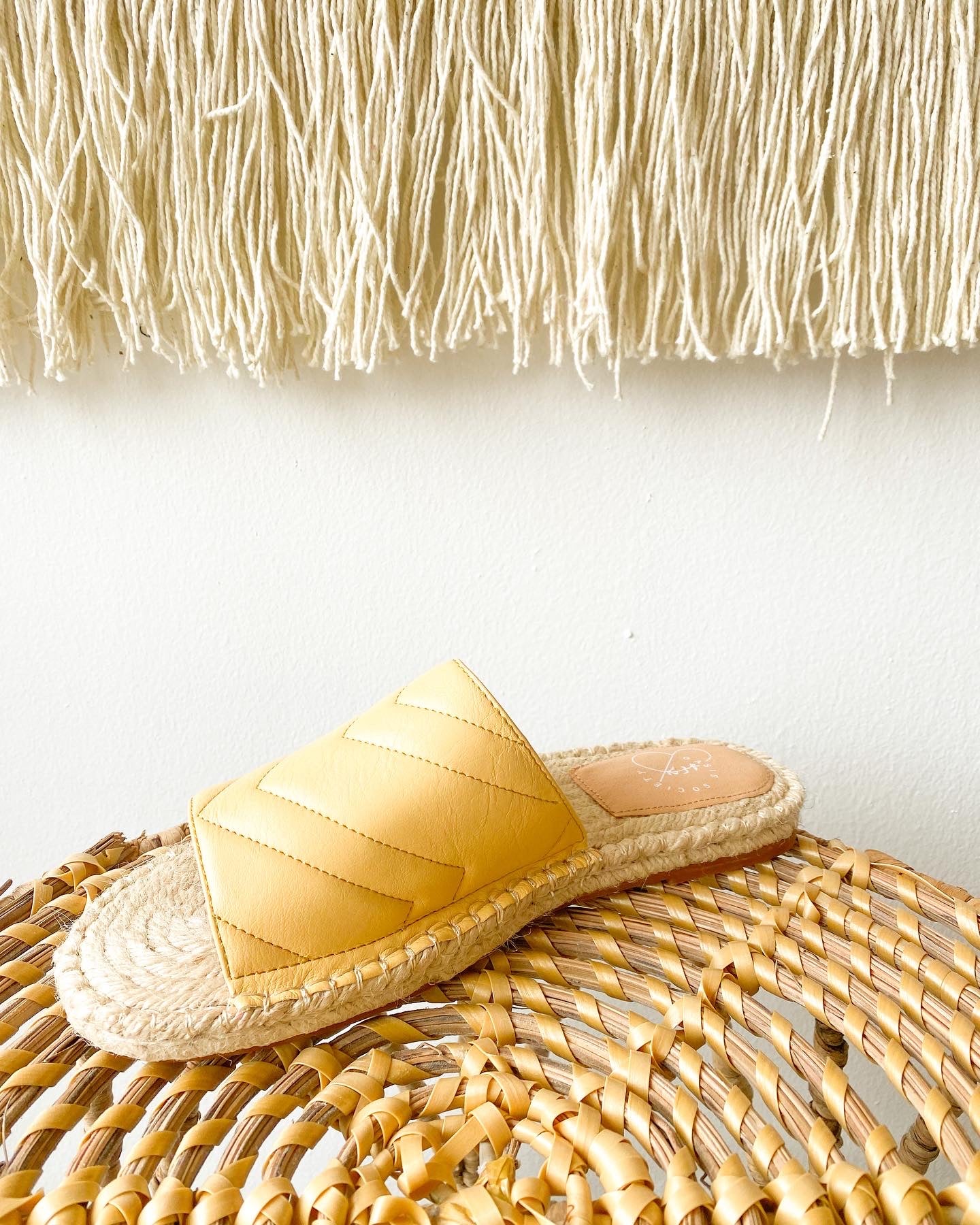 Sunshine Yellow Sandal