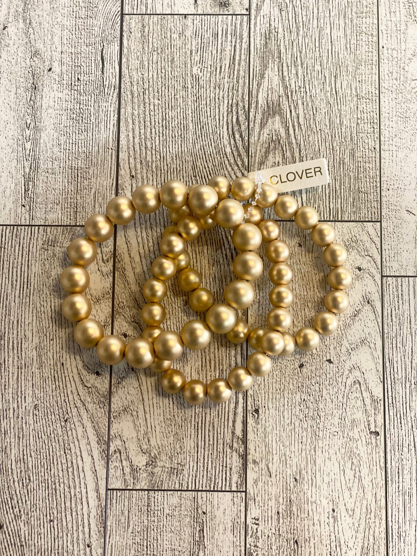 Gold Bead Set Bracelets