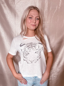 Cut Out Tiger Tee