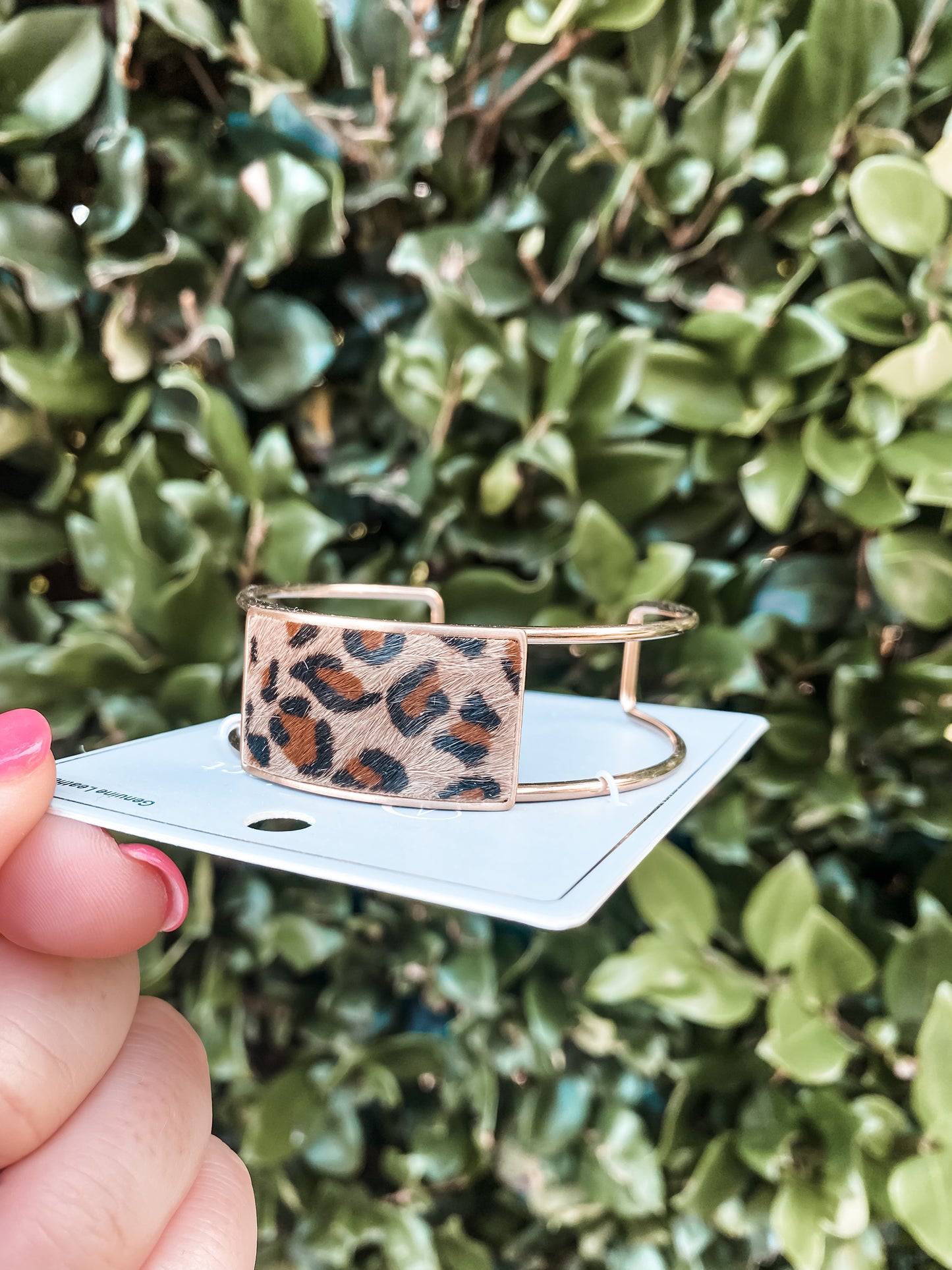 Cheetah Hide Bracelet