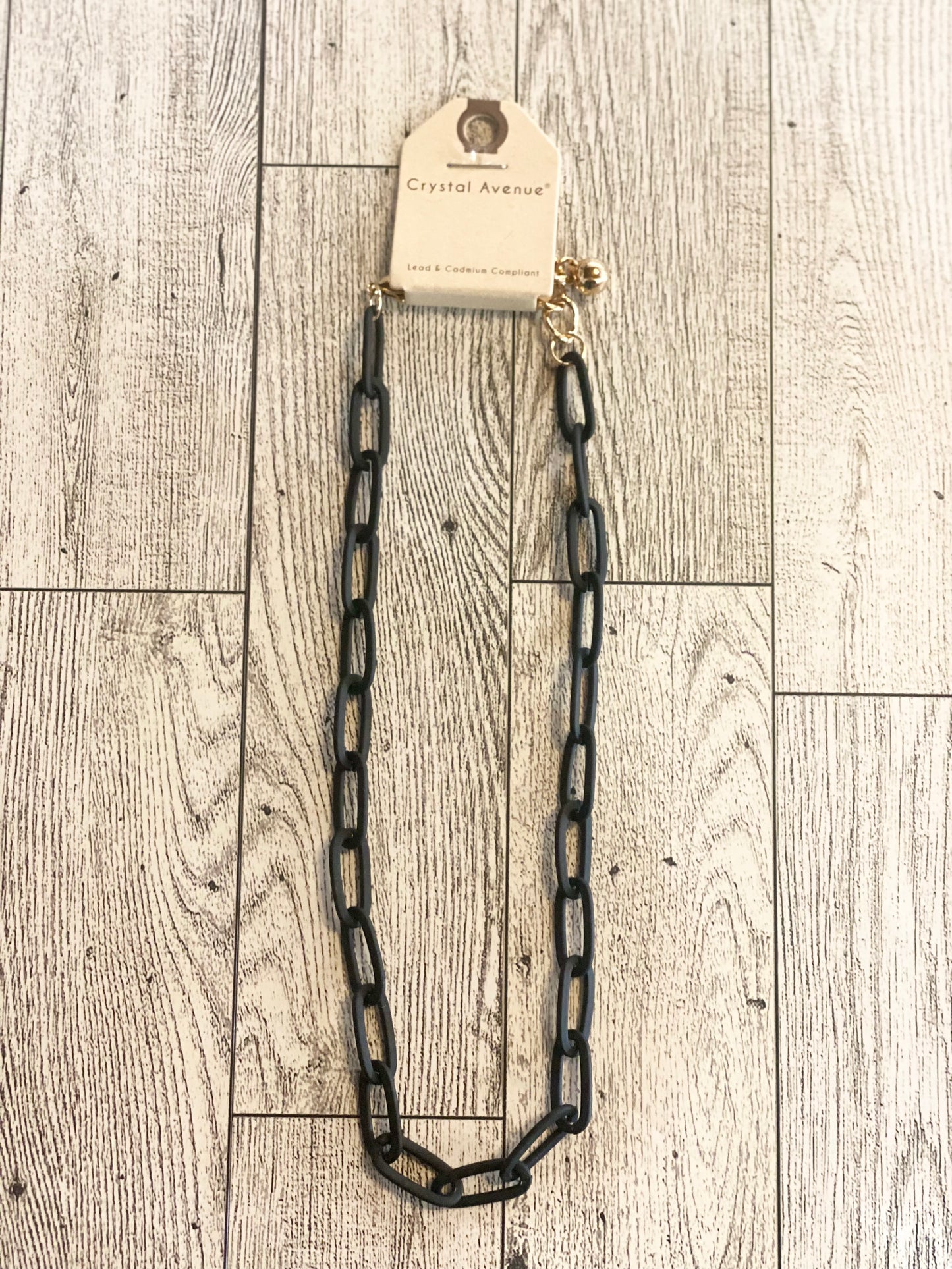 Black Chain Necklace