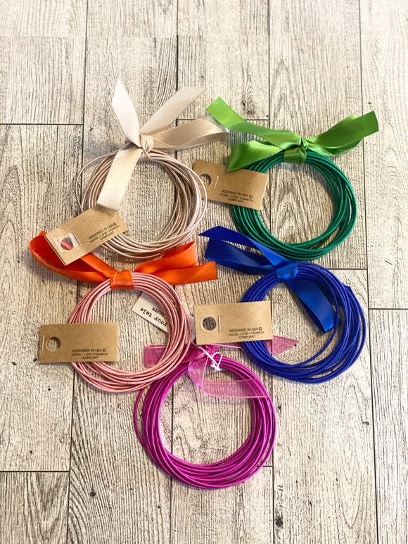 Wire Stack Bracelets