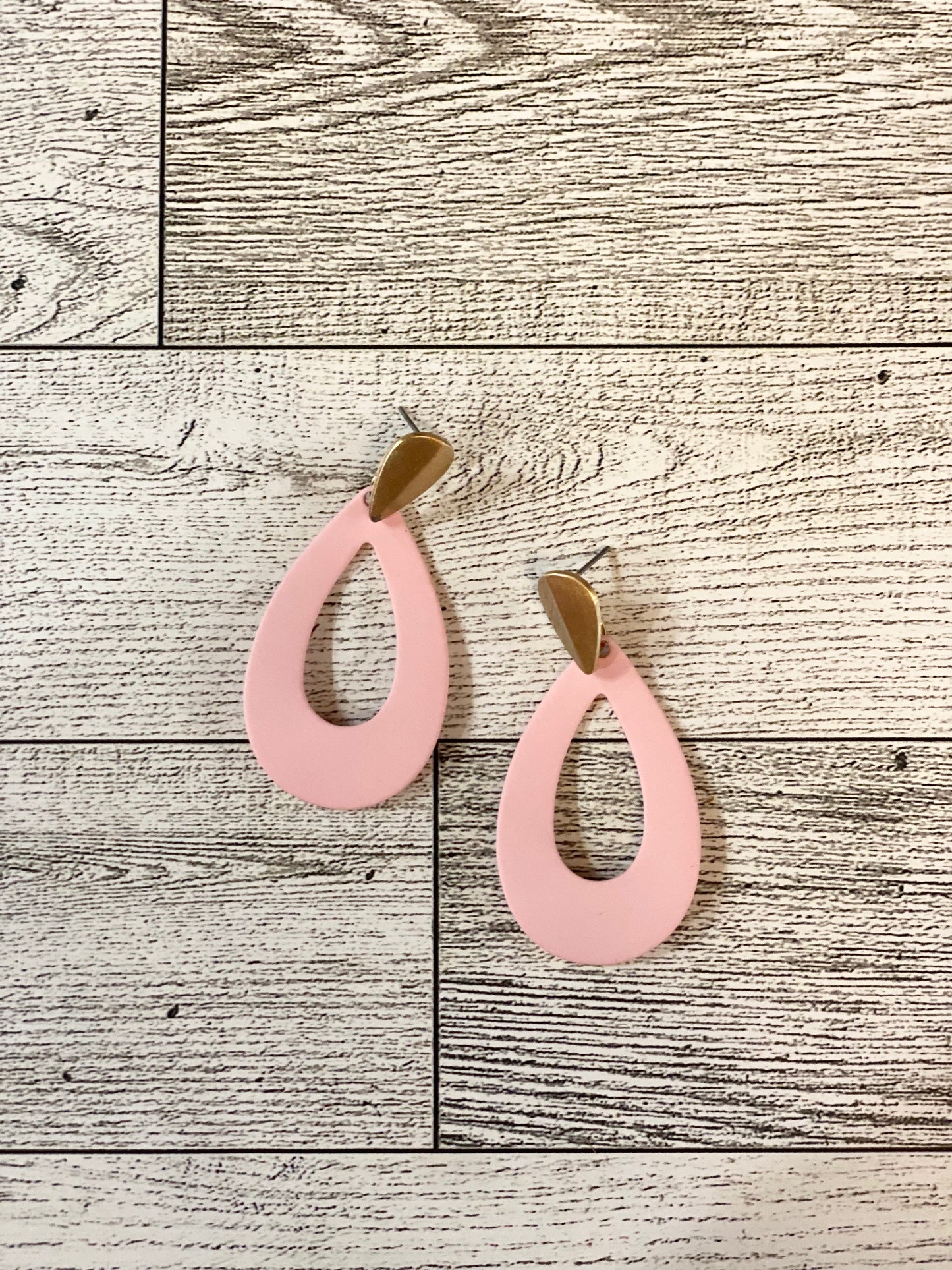 Pale Pink Drop Dangles